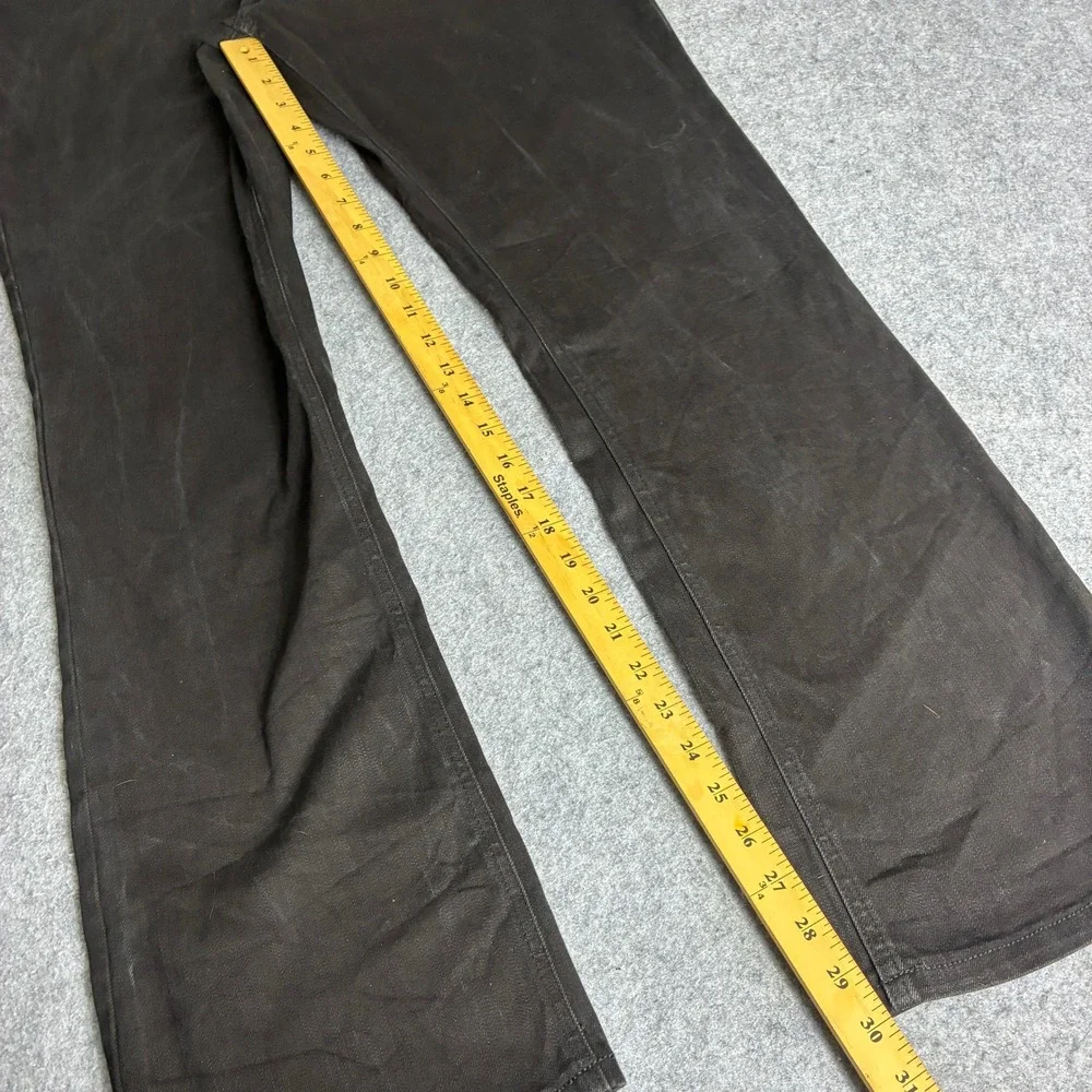 Wrangler Retro Mens Size 14 33x30 Black Bootcut Jeans Mid Rise Denim Pants 34x32